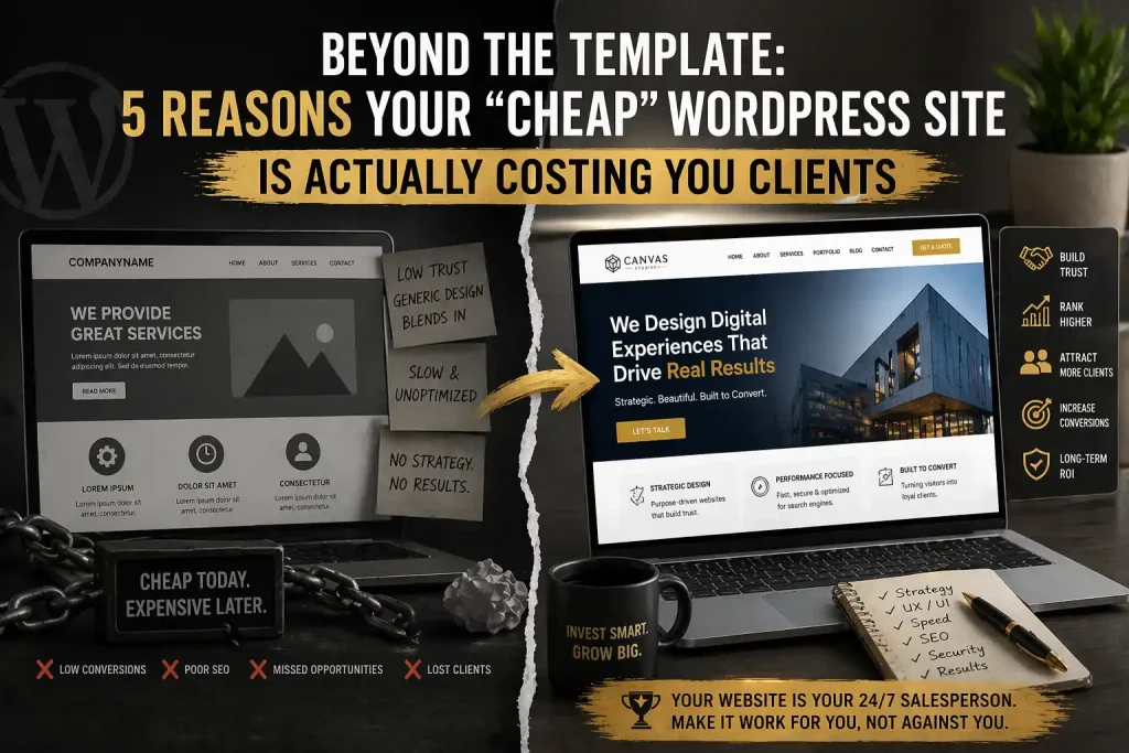 5 Reasons Your 'Cheap' WordPress Site is Actually Costing You Clients